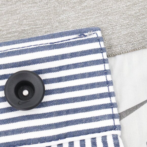 Malbon Golf x Nike Pant Mens 30 Dri-FIT UV Chino Striped Straight Leg Mid Rise - Picture 11 of 15